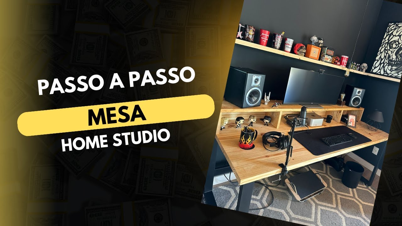(passo a passo) - Mesa Home Studio baixo custo