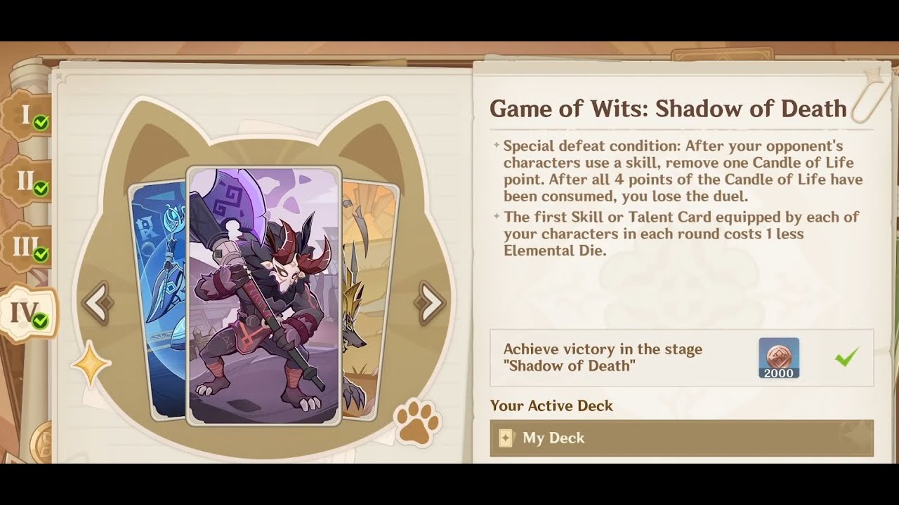 EZPZ guide to the Genshin Impact TCG Event: Shadow Of Death