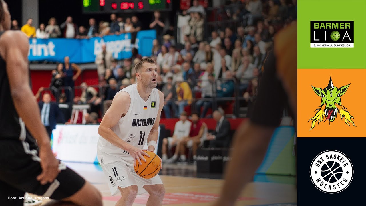ProA: Artland Dragons vs. Uni Baskets Münster | Highlights