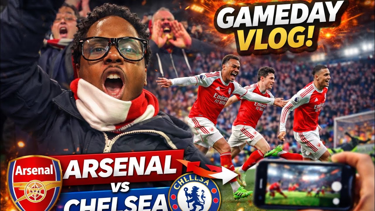Arsenal vs Chelsea LIVE Experience!😱⚽️ Matchday vlog 🔥⚽️