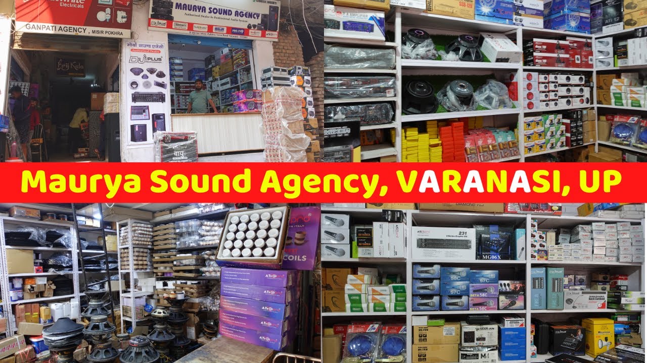 DJ Market Varanasi, UP- Maurya Sound Agency Shop Review | ATi Pro, A Plus, DJ Plus etc. @DJGuruji