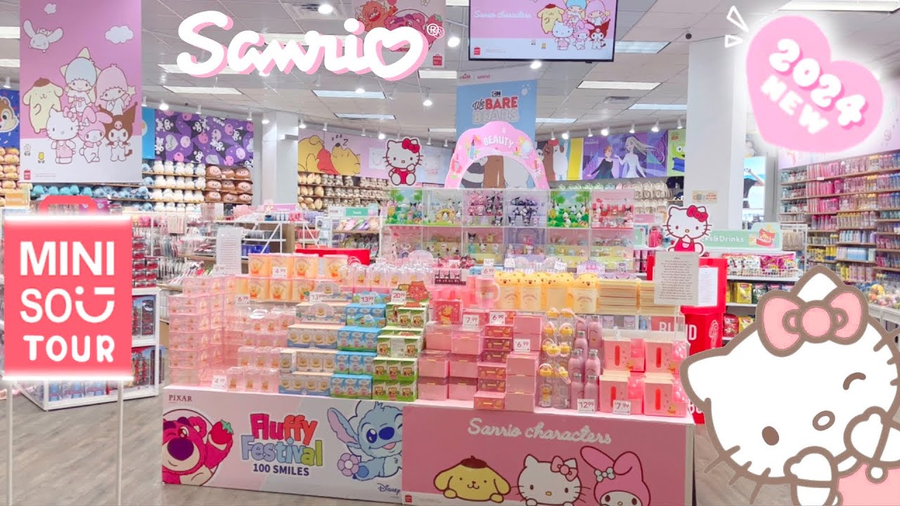 🌸 Miniso TOUR 2024 🌸 New Sanrio items, plushies, organization, stationery // + QLShop