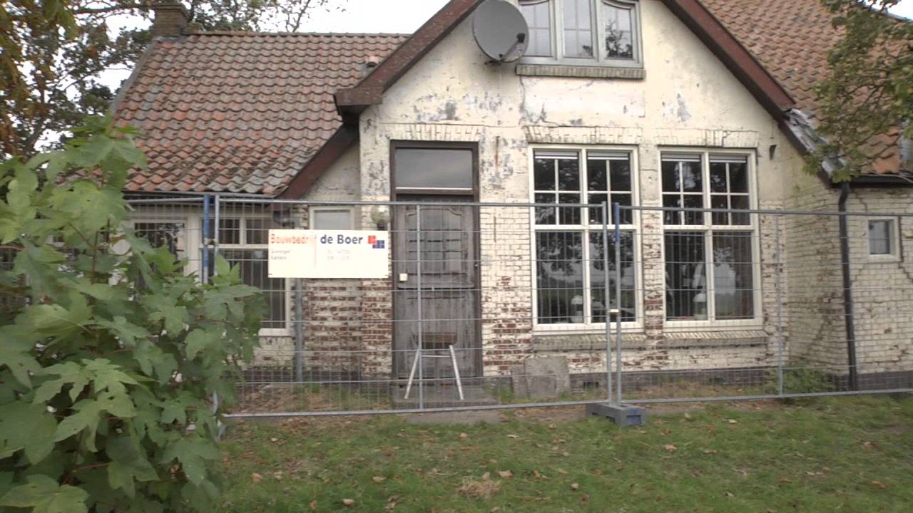 Beelden Sauwerd , huis leeg door aardbevingsschade