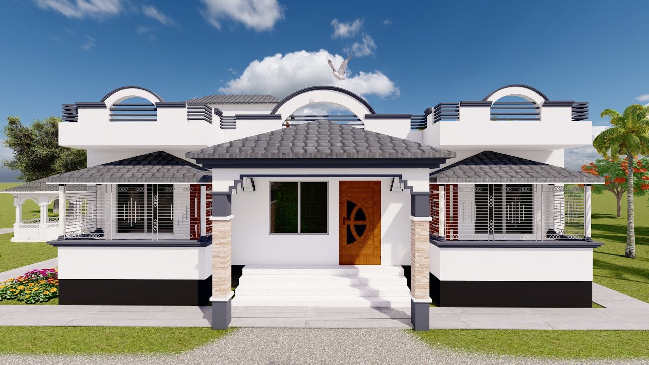 Facebook এ  ভাইরাল নতুন বাড়ির ডিজাইন। 3 Bedroom House Design Ideas. #Houseplan