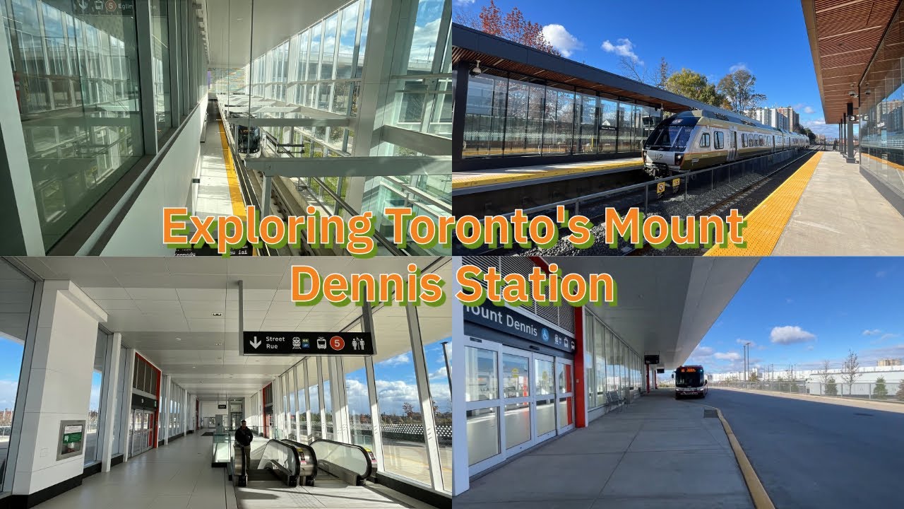 Exploring Toronto’s Brand New Mount Dennis Station (TTC, GO Transit, UP Express) 11/16/2025