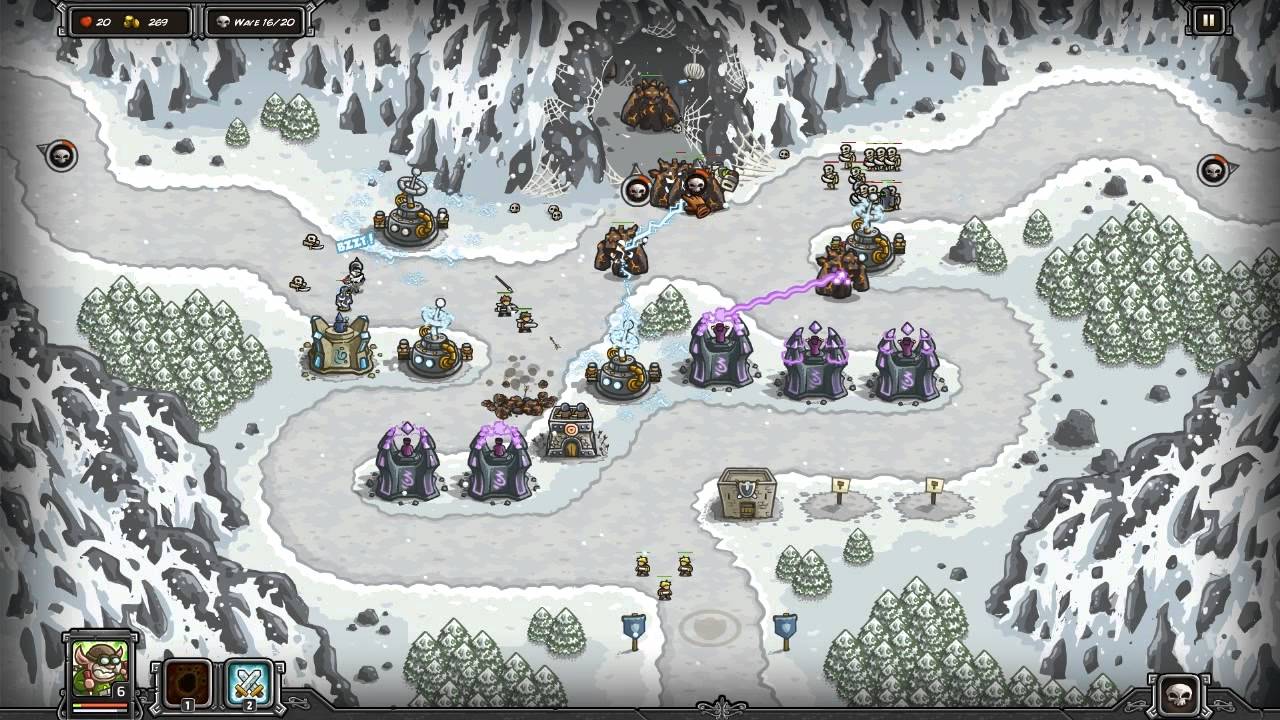 Kingdom Rush - Sarelgaz's Lair - 3 Stars