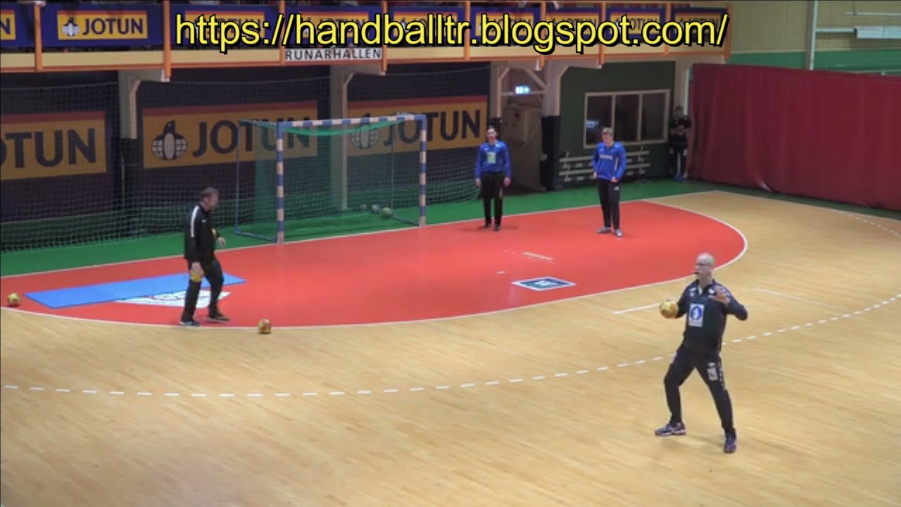 handball training Goalkeeper Dejan Peric part 3