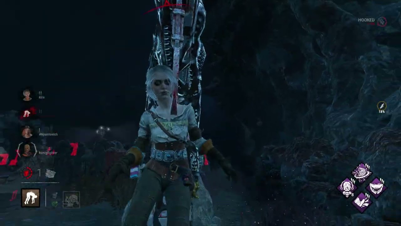 Trying out my boyfriend's clown build on Tiffany | Dead by Daylight (no commentary)