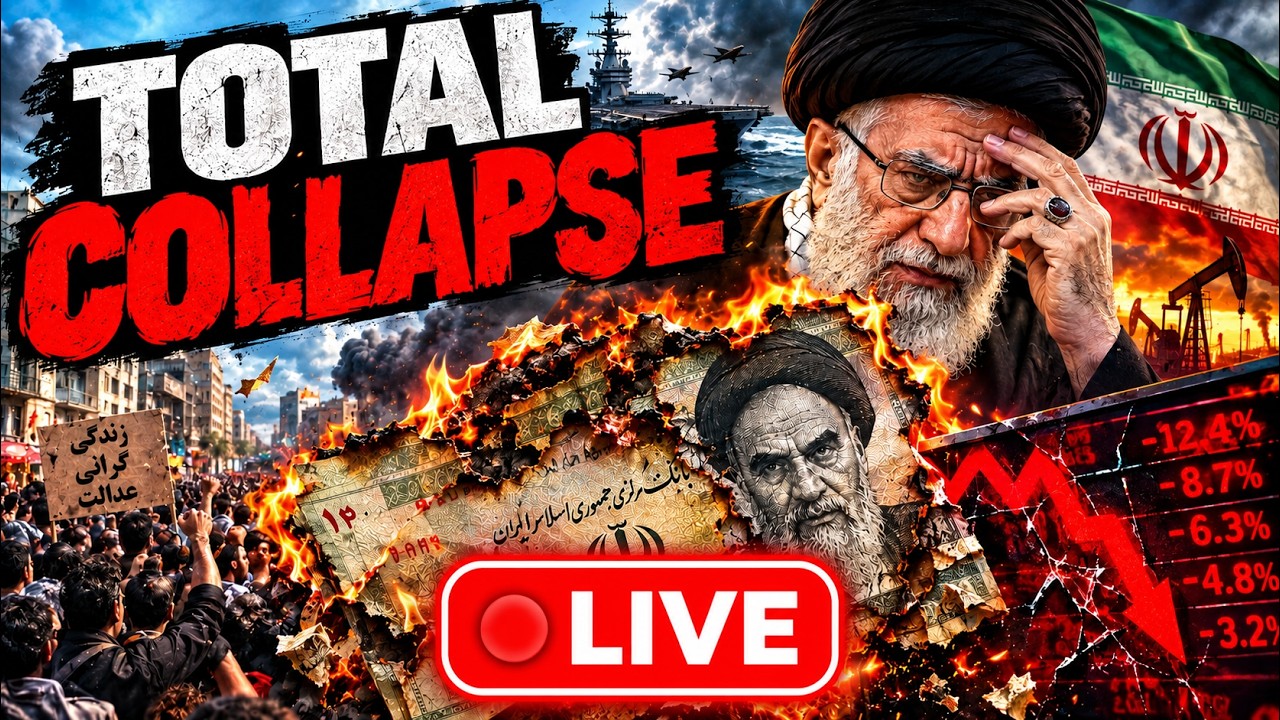 LIVE: U.S. Carrier DODGES Missiles As Iran's Oil Fleet BURNS