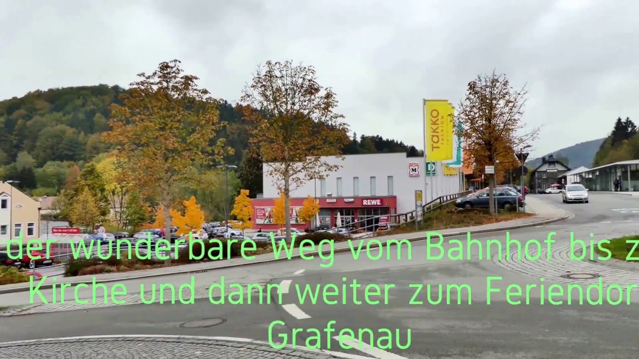 Grafenau   DER wunderbare Weg vom bahnhof bis zur Kirche und dann weiter zum Berliner Feriendorf