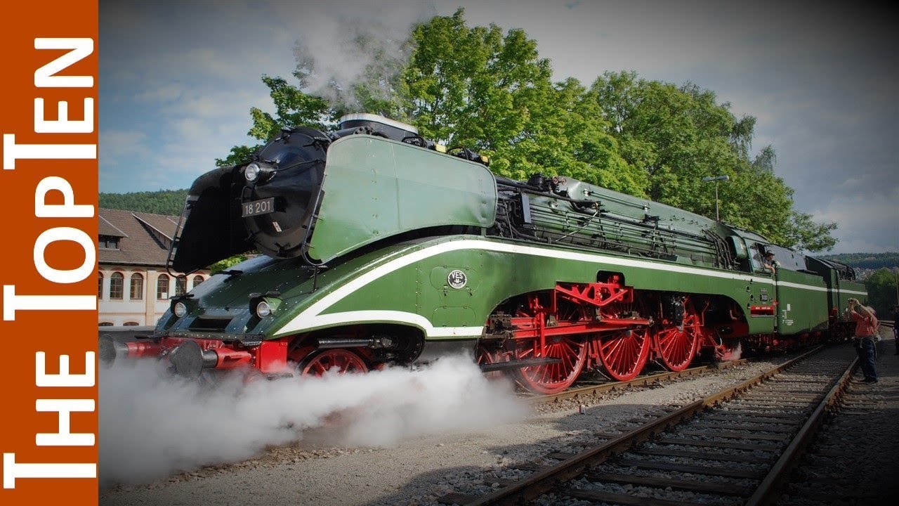 The Top Ten Beautiful Streamlined Steam Locomotives