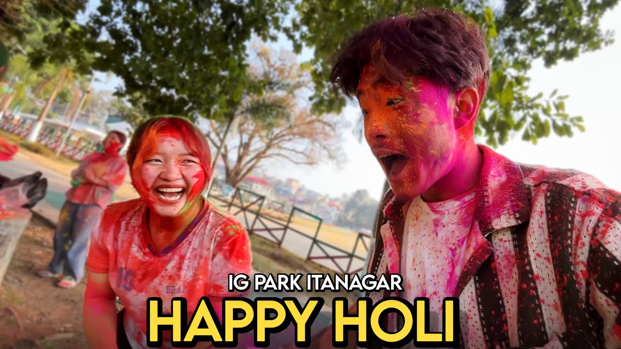 Holi Masti With New Friends 🎨 | Happy Holi Vlog || Arunachal Itanagar IG