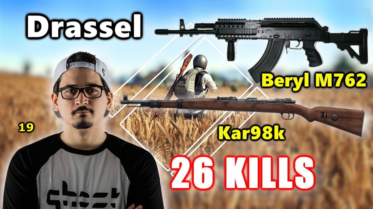 Drassel & Chad - 26 KILLS - Beryl M762 + Kar98k - DUO - PUBG