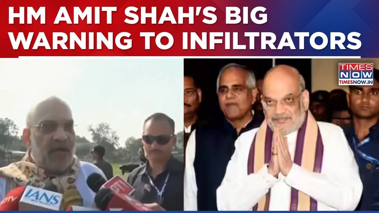 Home Minister Amit Shah's Big Warning On Infiltrators, Says Infiltrators Will Be 'Expelled' | WATCH