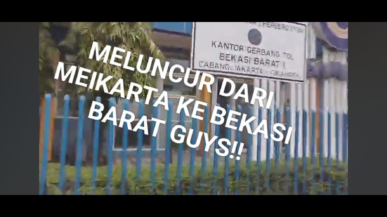 Perjalanan dari Meikarta District 1 menuju ke Mal Metropolitan Bekasi Barat