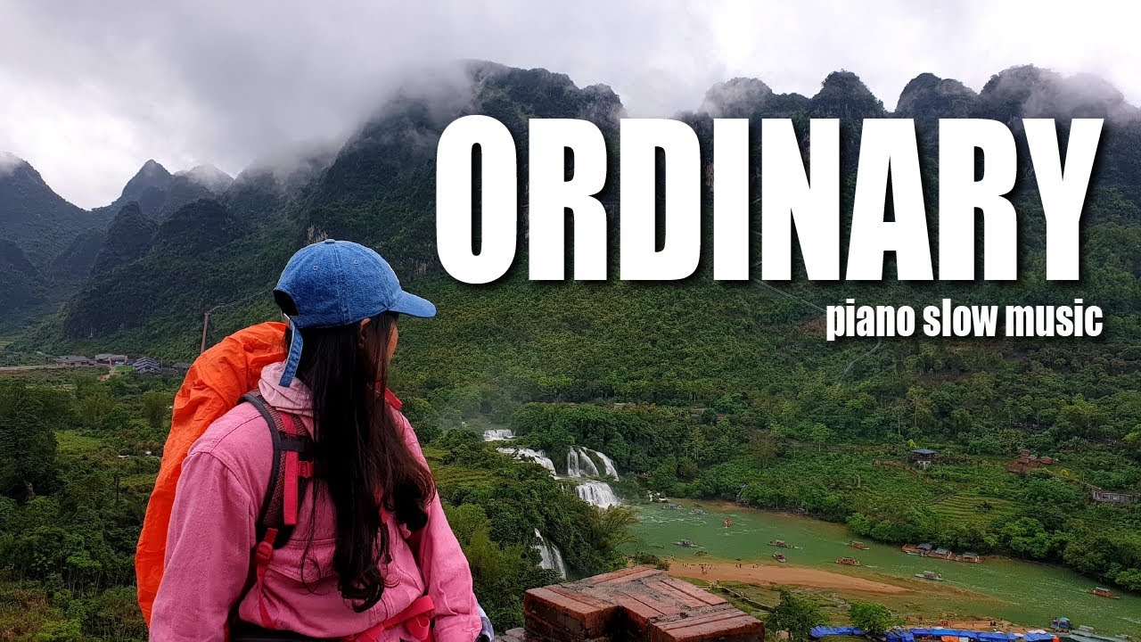 RELAXING MUSIC (Ordinary - Alex Warren - slow piano)