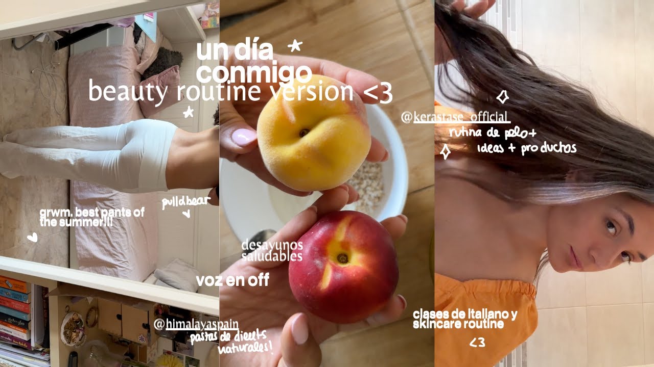 a day with me 🎀 beauty essentials edition, voz en off | rutina saludable, skincare, selfcare