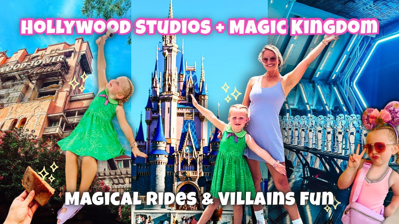 DISNEY WORLD VLOG ✨Hollywood Studios + Magic Kingdom | Rise, Tiana & Villains