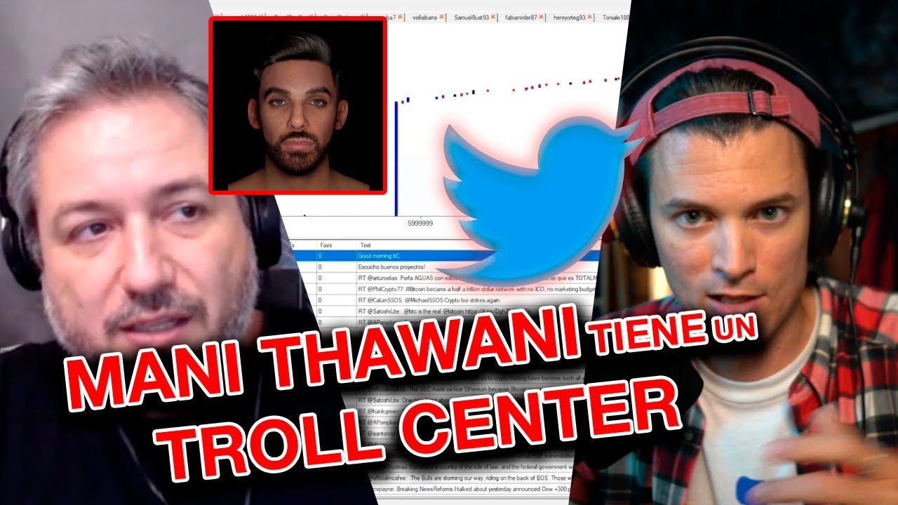 MUNDO CRYPTO usa BOTS para RESPONDERME: el TROLL CENTER de Mani Thawani.