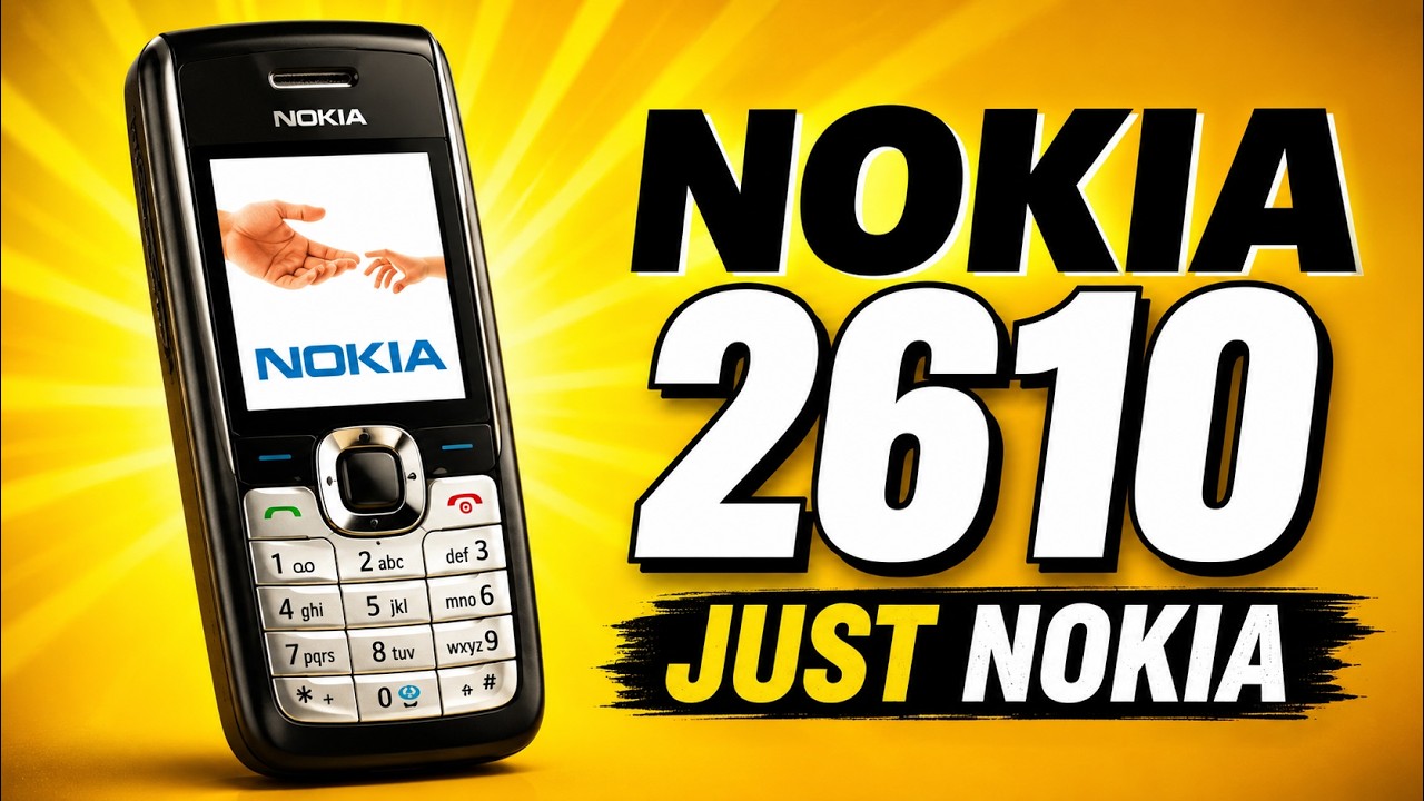 Nokia 2610. No Camera, No Problem. Just Nokia