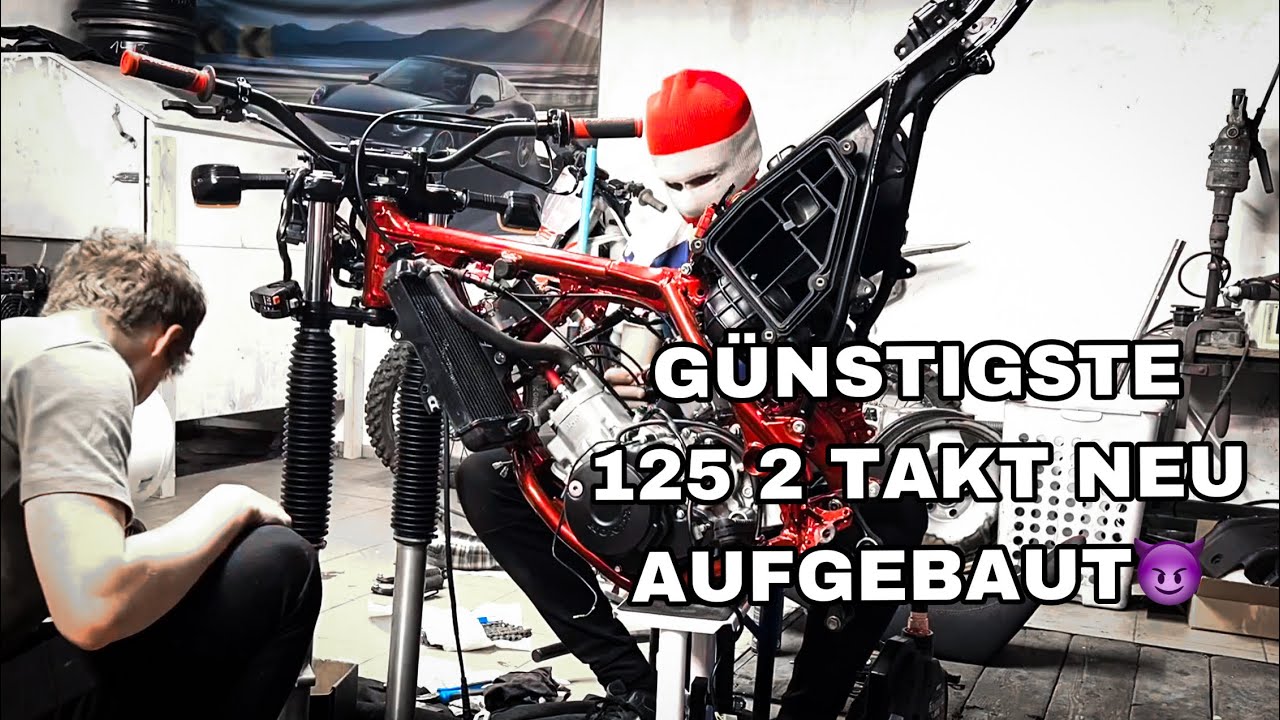 HONDA CRM 125 2 TAKT FERTIG AUFGEBAUT