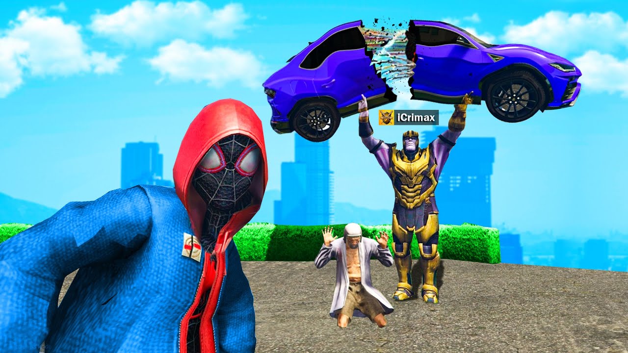 SPIDERMAN muss UWE vor THANOS RETTEN in GTA 5 RP!