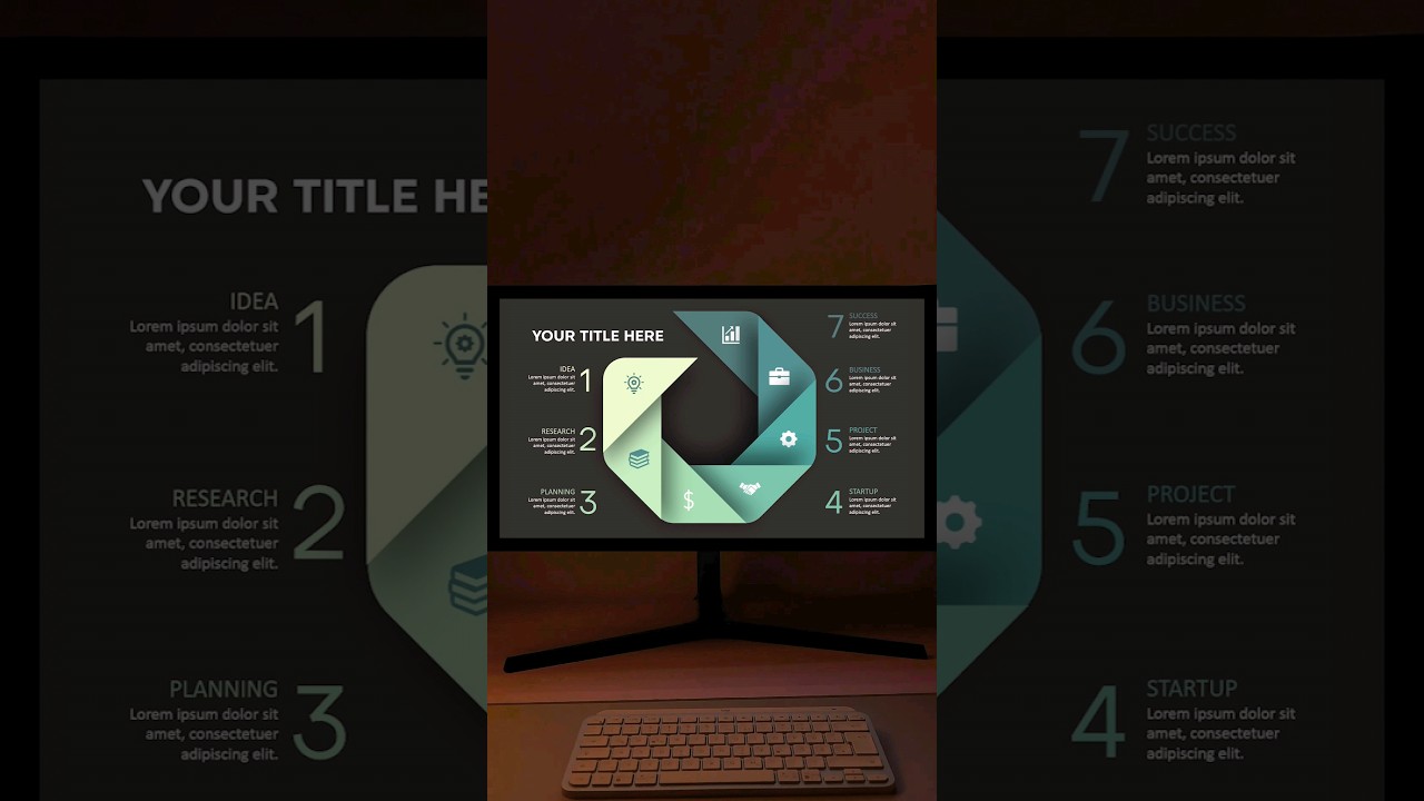 98 Как создавать слайды с инфографикой в ​​PowerPoint #PowerPoint #Учебник #Трансформация
