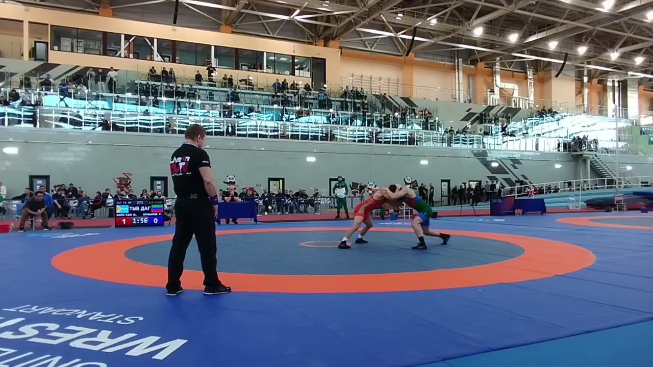 Кара-Сал Намзырай (ТЫВ) -  Хучбаров Рамазан (ДАГ) 1/4Финала 60кг, Вольная Борьба, Первенство России 
