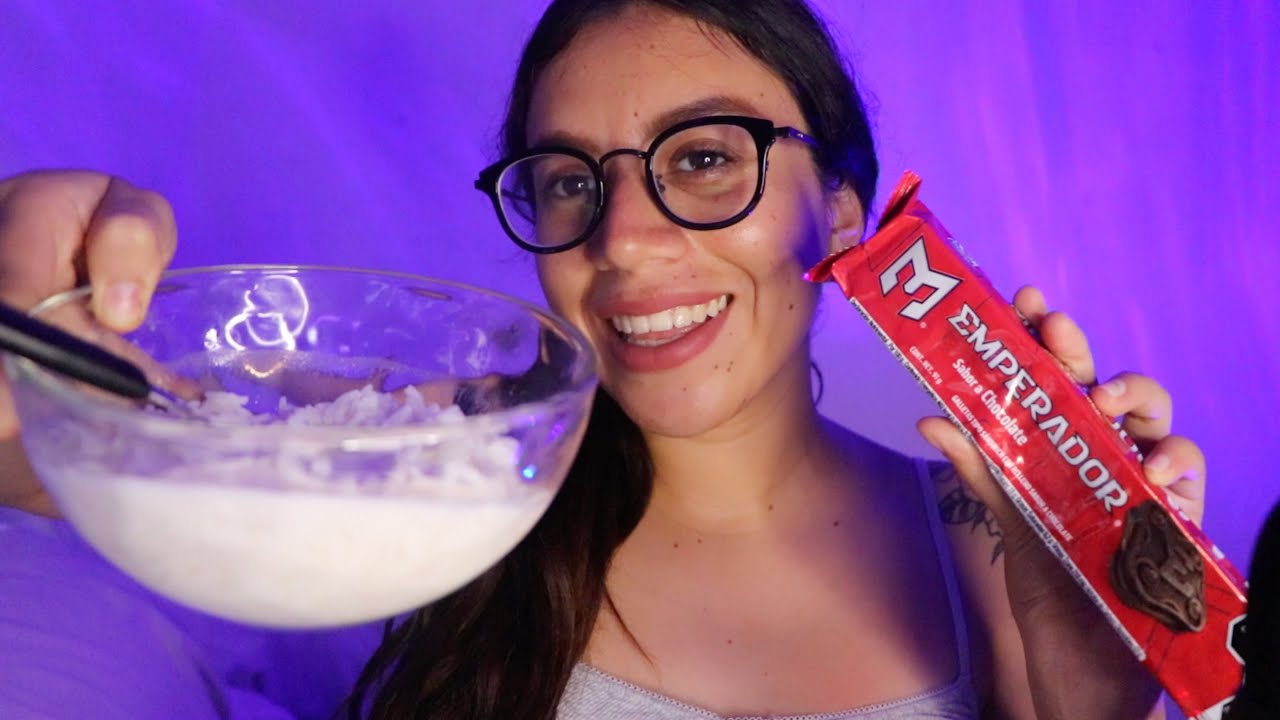 ASMR arroz con leche y galletas 🍫 + charla conspiranoica