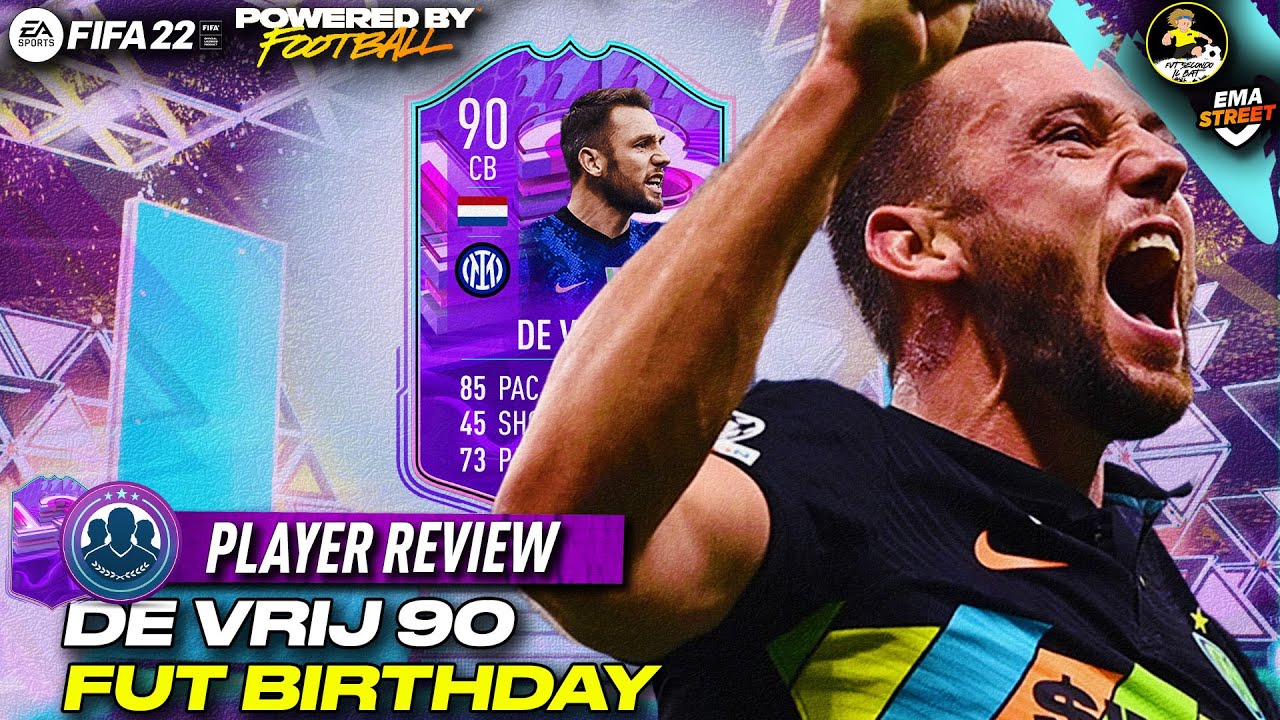 DE VRIJ 90 FUT BIRTHDAY PLAYER REVIEW /// FIFA 22 PLAYER REVIEW