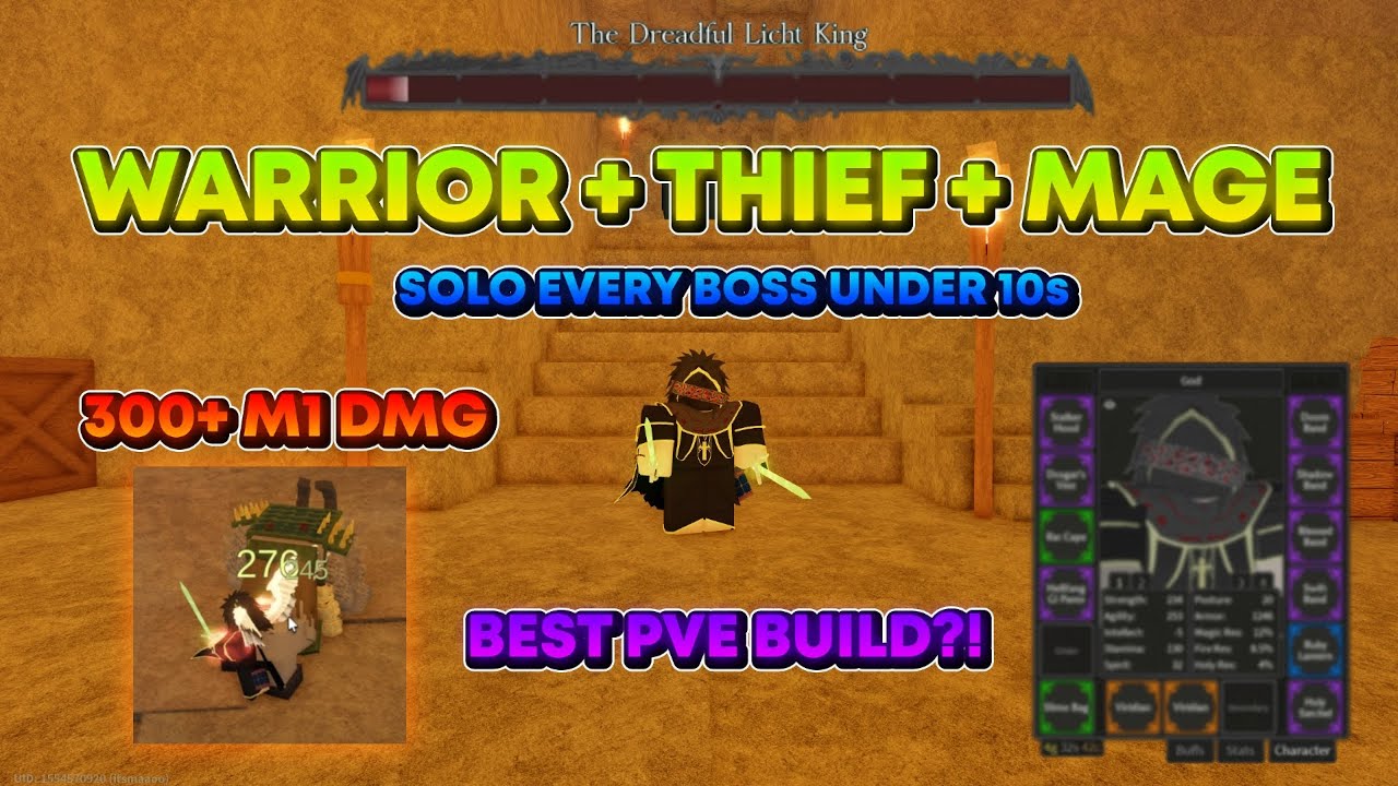 300+ M1 DMG | BEST PVE Build | Warrior Thief | Rune Slayer