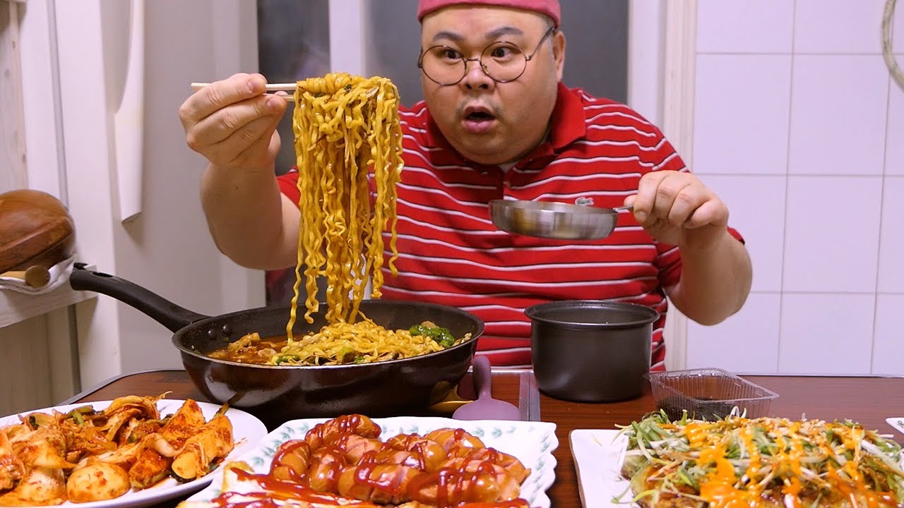 「혼밥 가이드」해장라면 풀영상│아니..아직도 먹뱉의심을 하신다고요...?ㅜㅜ Mukbang Eatingshow [Hangover Ramen]