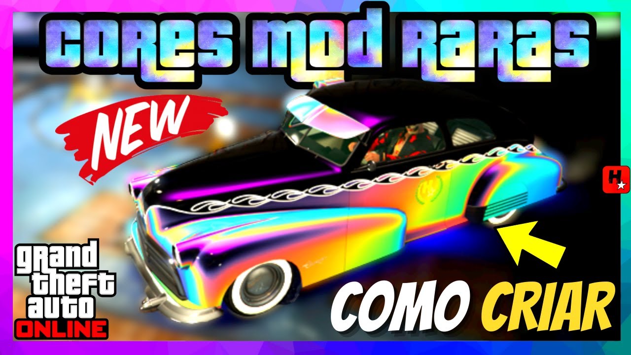 GTA 5: APRENDA A CRIAR CORES RARAS PARA SEUS CARROS: COR CAMALEÃO, 3D, MARMORIZADAS, FOSCO PEROLADO