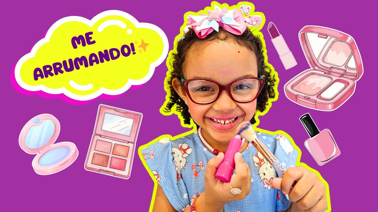 ARRUME-SE COMIGO: FIQUEI LINDA COM MINHA MAQUIAGEM NOVA! 😍🎀