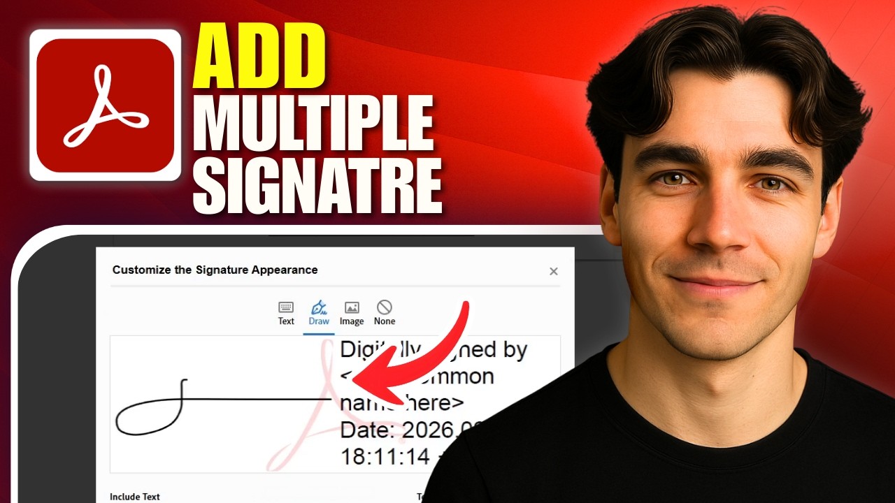 How To Add Multiple Digital Signatures On One Document In Adobe Acrobat Pro DC (Tutorial 2026)