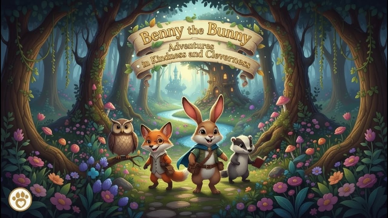Приключения хитрого кролика Бенни 🐰 Как перехитрить злодеев добротой и умом! (Детская история)