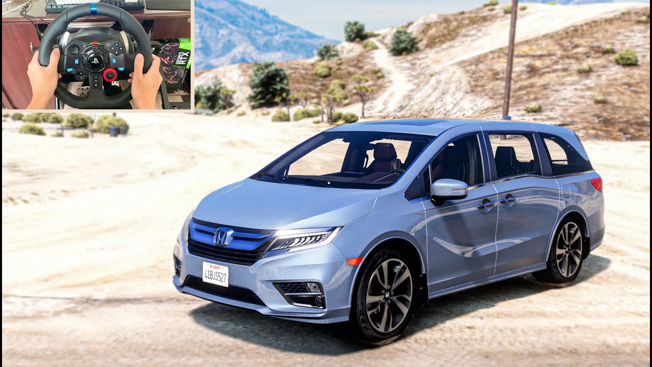 GTA 5 - Honda Odyssey 2018 - OFF ROAD | Logitech g29 gameplay