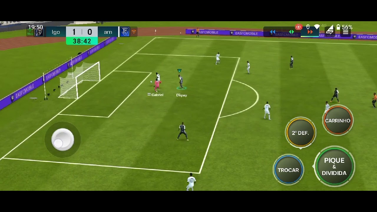 Ganhei de 2 x 0 com um pênalti perdido do outro time 