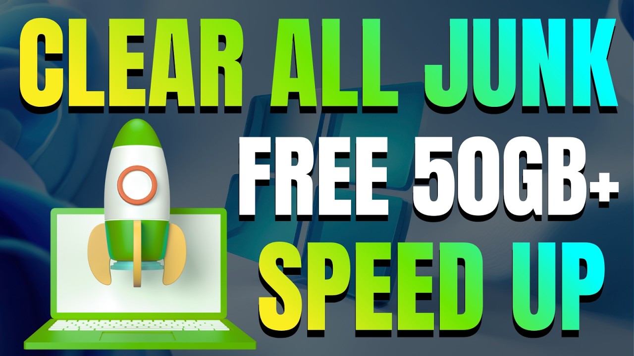 Освободите более 50 ГБ места! Очистите весь кэш и ненужные файлы Windows за 10 минут (программное...