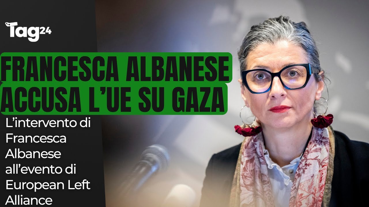 Francesca Albanese accusa l’UE: “Complice del regime di apartheid israeliano,tradisce i suoi valori"