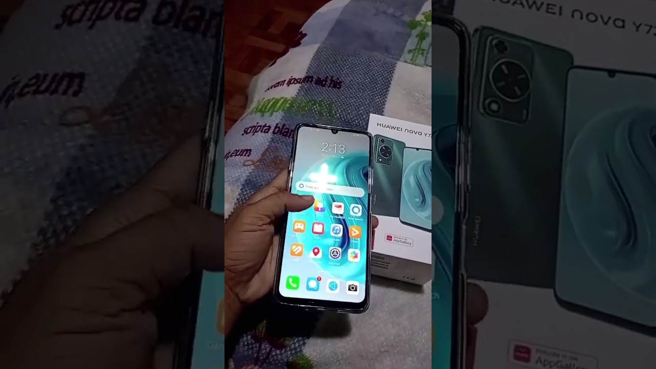 Huawei nova y72 unboxing