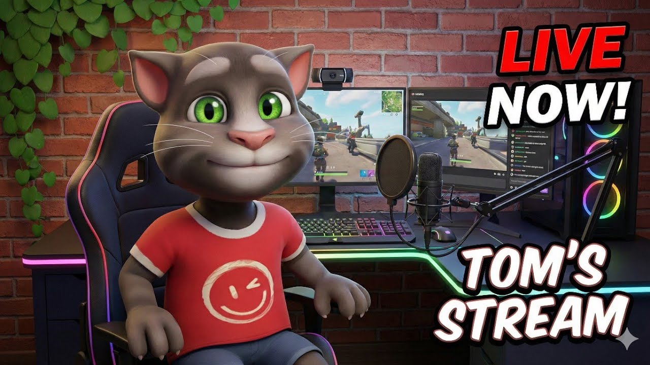 My Talking Tom LIVE! 🐱 Non-Stop Fun & Epic Mini-Games! 🎮