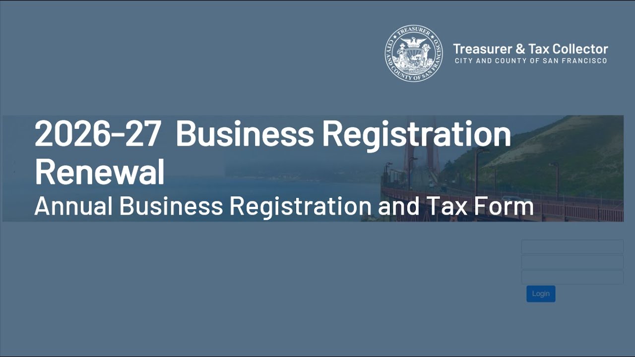 2026-27  Business Registration Renewal