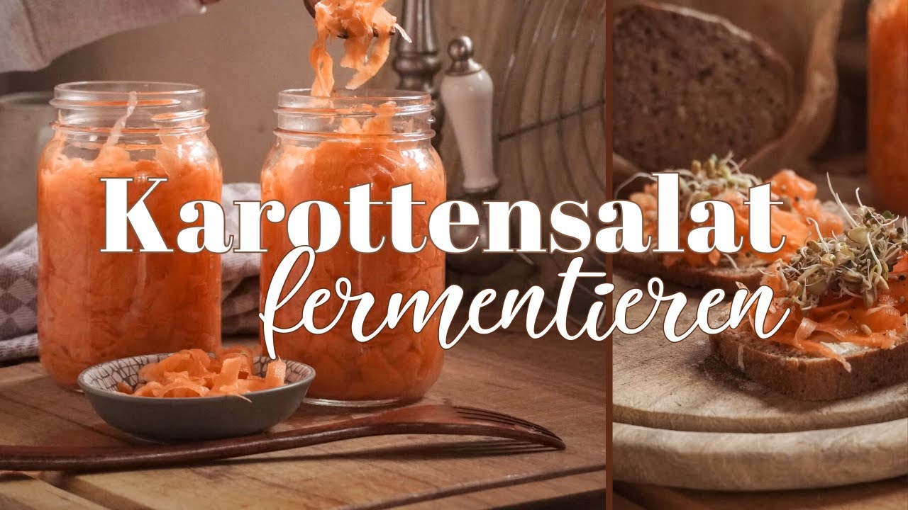 Karotten mal anders: Probiotischer Power-Salat voll wertvoller Nährstoffe einfach fermentieren