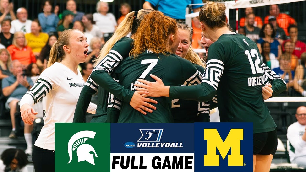 Michigan State vs Michigan  [FULL MATCH] Women's College Volleyball 2025