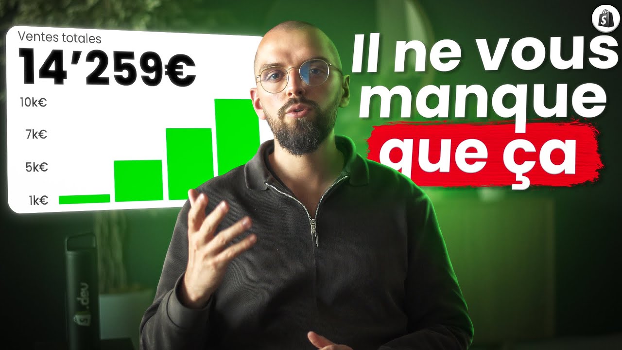 Voici exactement pourquoi vous ne vendez pas sur votre boutique Shopify