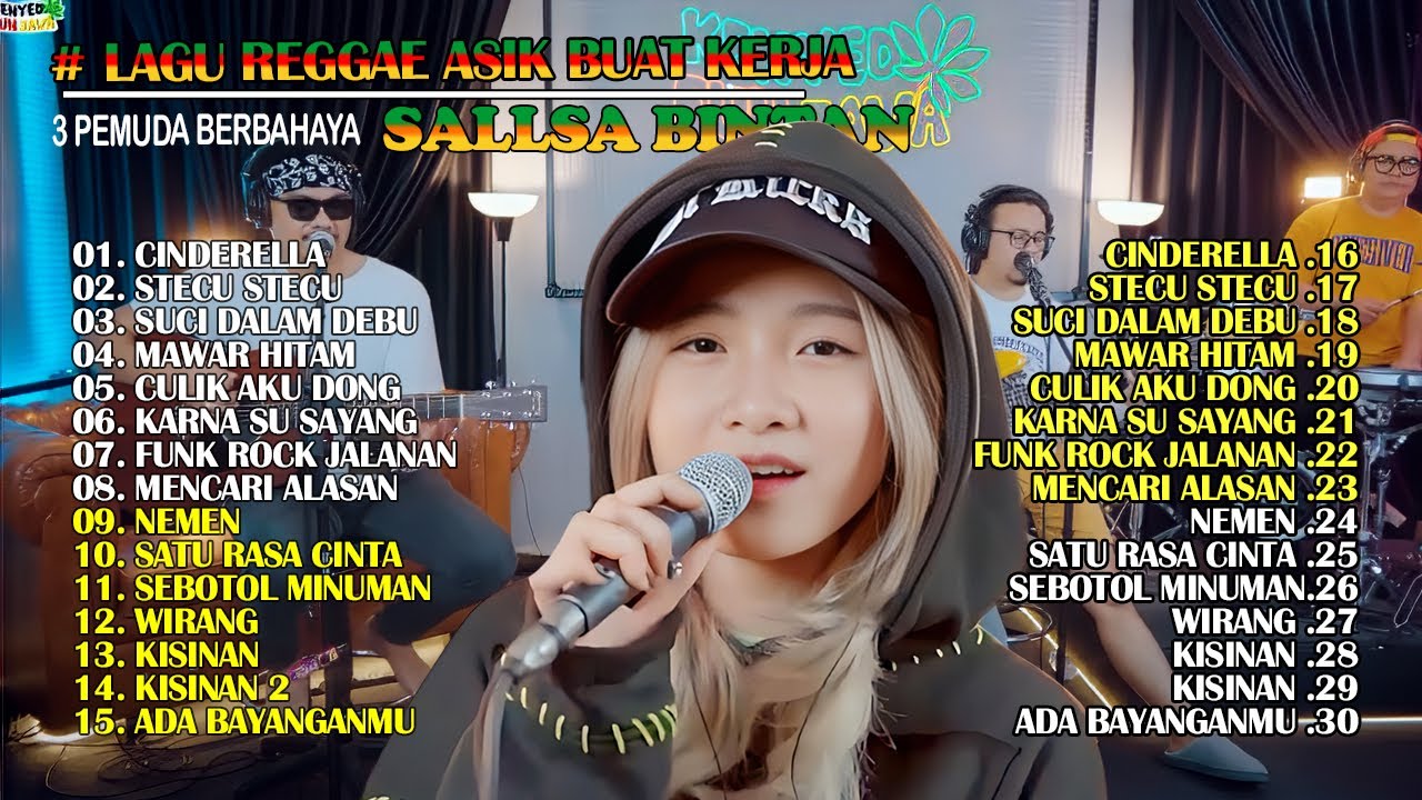 #MUSIK REGGAE  BUAT KERJA❗CINDERELLA I SALLSA BINTAN x 3 PEMUDA BERBAHAYA