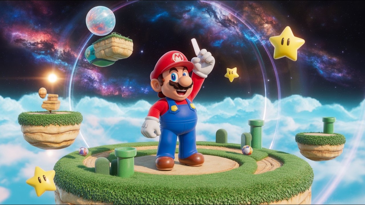 Super Mario Galaxy 100% Todas as Estrelas