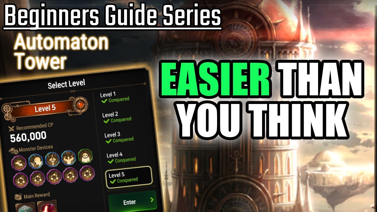 Epic Seven: Automation Tower Overview / A Great Activity Every Newer Player Should Jump Into