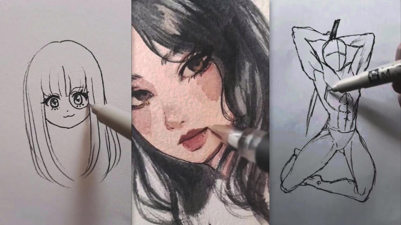😍Art drawing tiktok compilations ~ Drawing tiktok #86